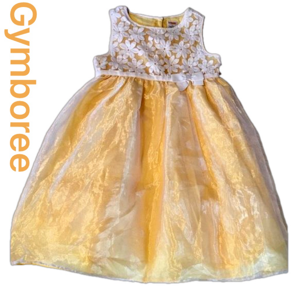 💐GYMBOREE  sleeveless  yellow dress size 5 GUC